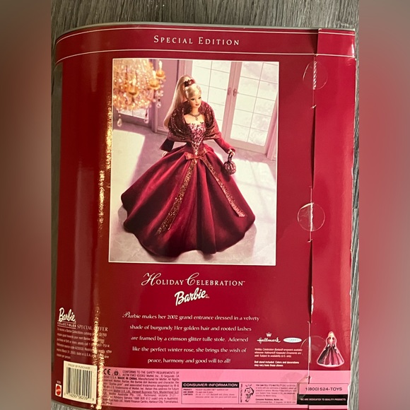 BRAND NEW IN BOX 2002 Holiday Celebration Barbie - Picture 2 of 2